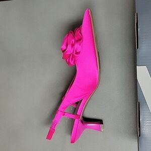 Worthington Womens Rosie Pointed Toe Kitten Heel Pumps Size 6